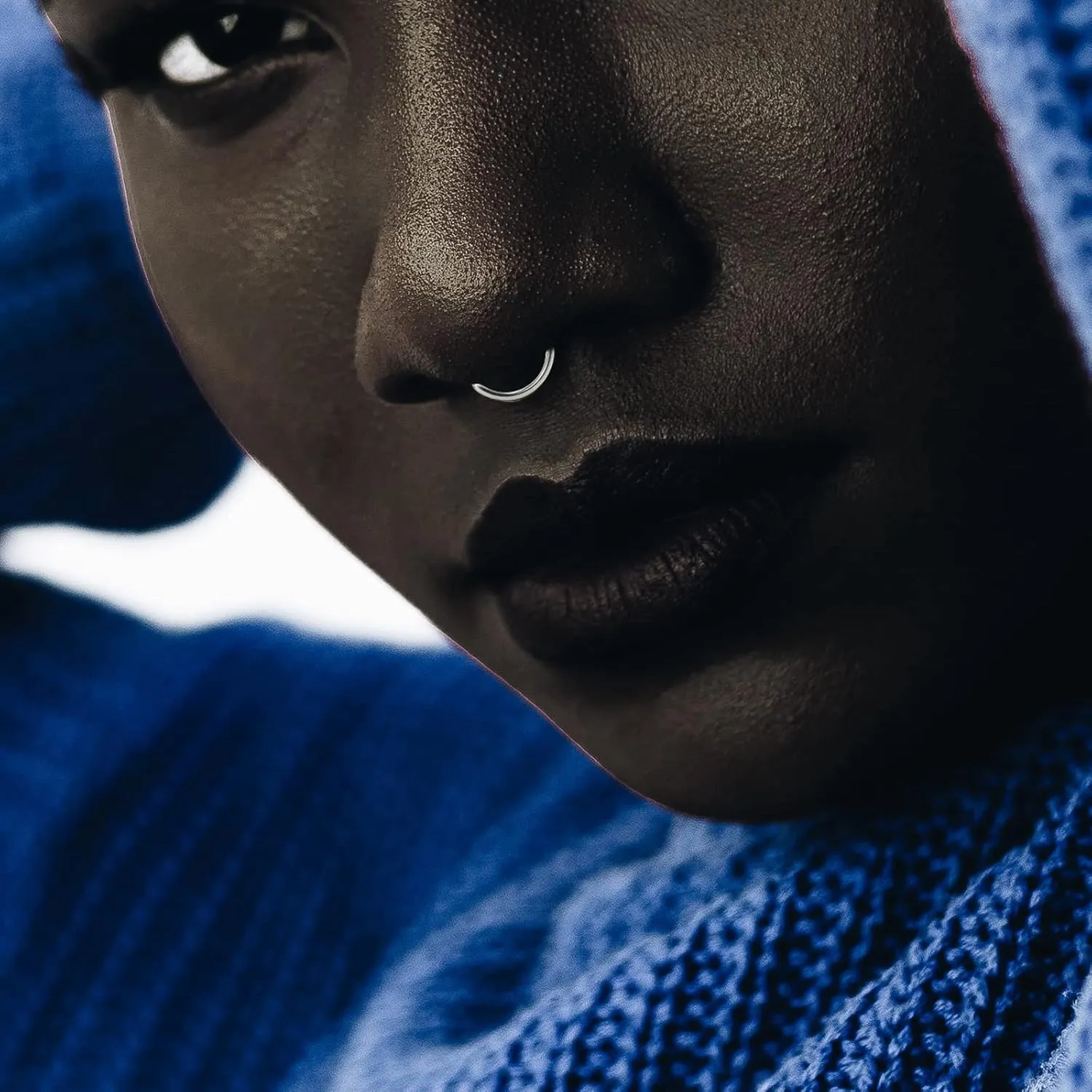16G/18G/20G Implant Grade Titanium Nose Ring CZ Daith Jewelry Cartilage Earrings Hoops 6-12mm, ASTM F136 Titanium Helix Rook Tragus Lip Septum Rings Hypoallergenic Piercing Jewelry for Women Men