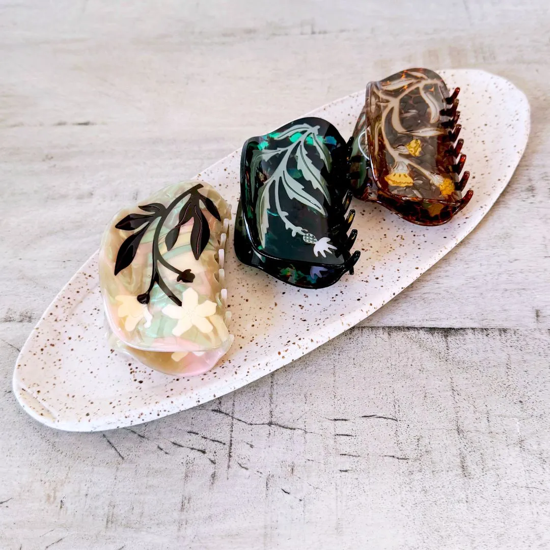 Bryony Floral XL Hair Claw by Winona Irene