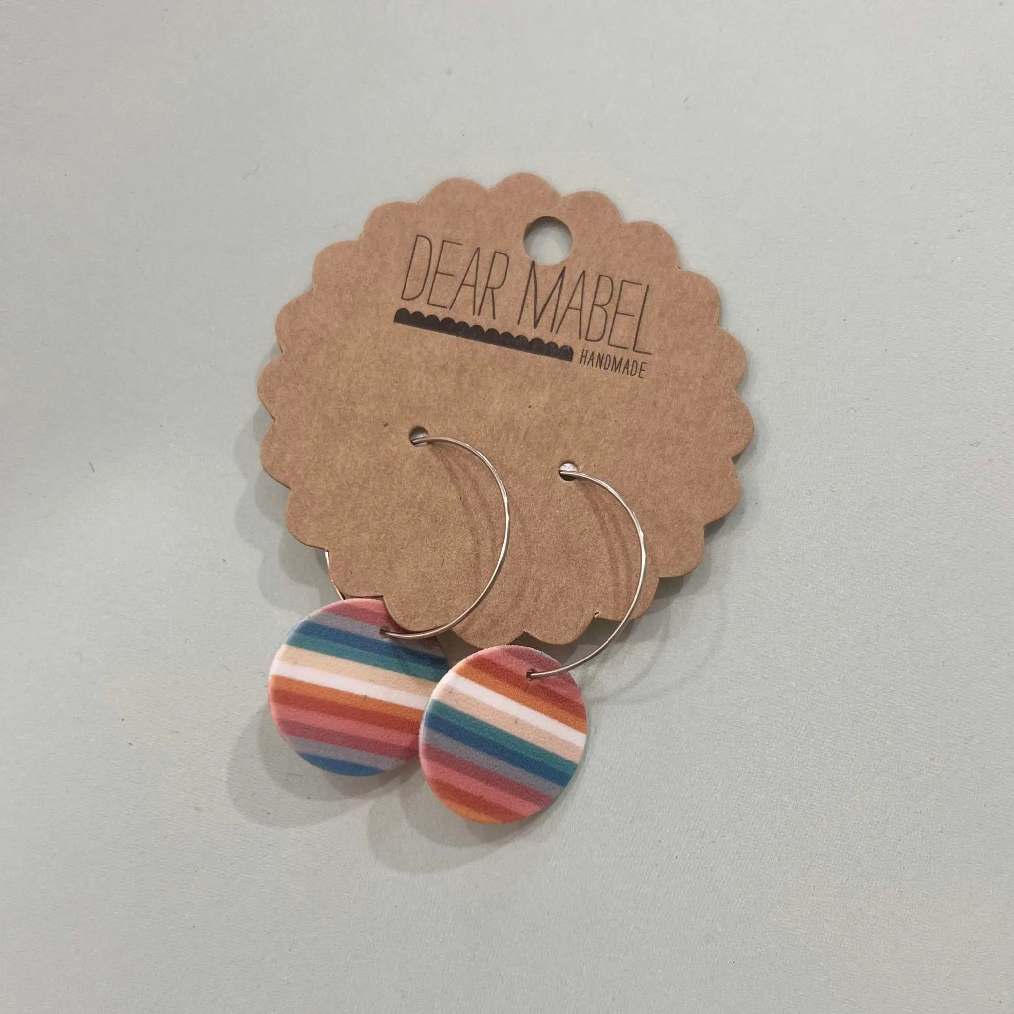 Dear Mabel Handmade - Autumn Stripe Earrings*