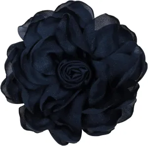 Fabric Rose Flower Brooch Pin 4 Inch Large Handmade Satin Floral Lapel Pin for Women Girls Wedding Party Dance Dress Clothes Decoration