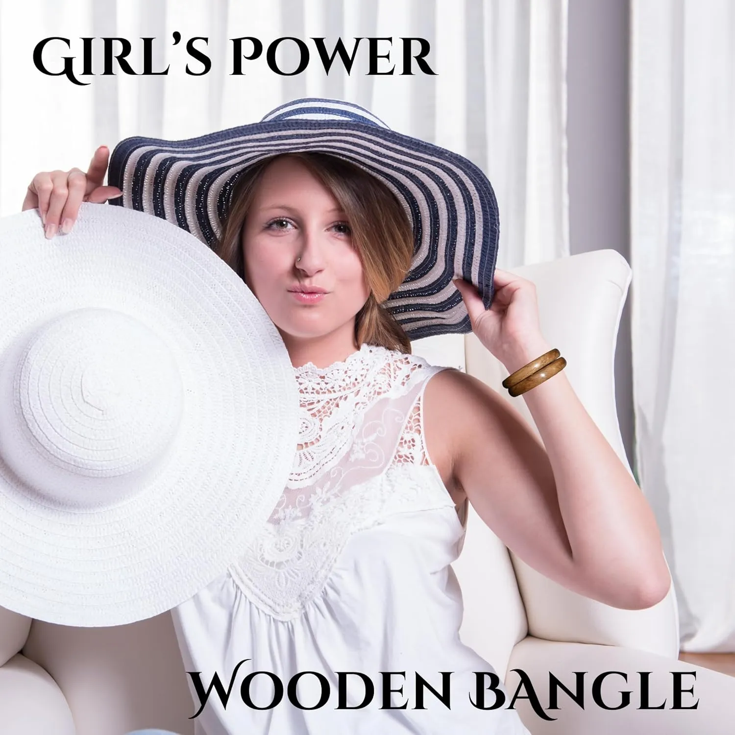 Handcrafted Wooden Bangle - Elegant Natural Wood Bracelet, Lightweight, Perfect for Everyday Wear or Special Occasions.
