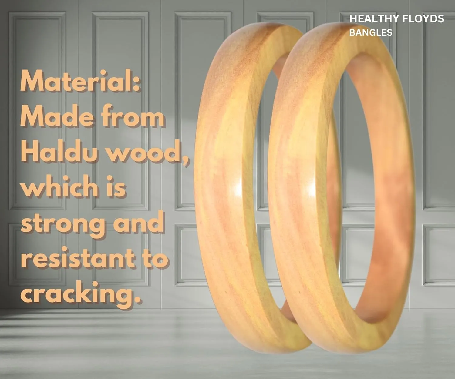 Handcrafted Wooden Bangle - Elegant Natural Wood Bracelet, Lightweight, Perfect for Everyday Wear or Special Occasions.