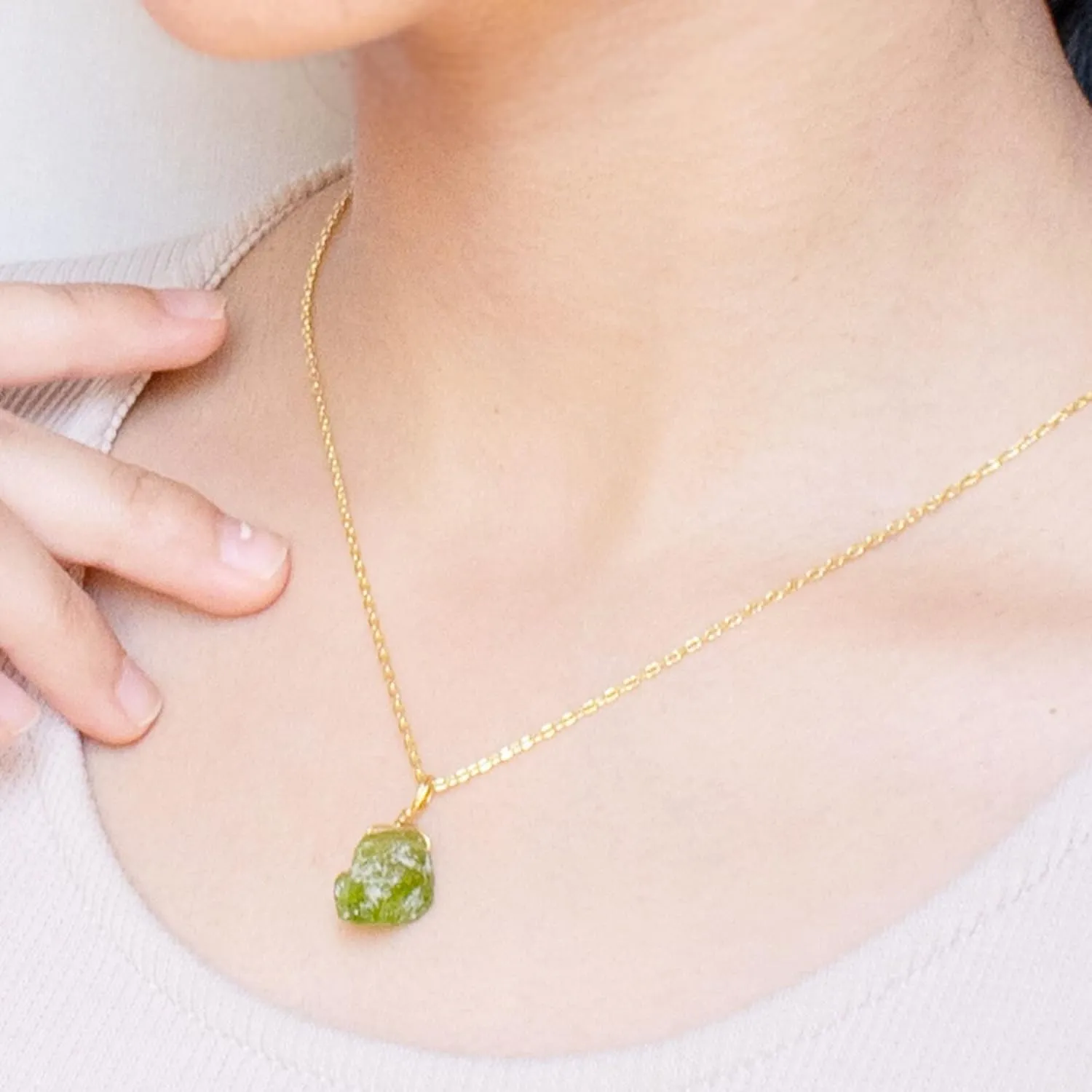 Red Garnet Pendant Necklace, Raw Gemstone Necklace, Red Crystal Necklace, January Birthstone Jewelry, 925 Silver 14k Gold Plated 16 2 inch Adjustable Chain