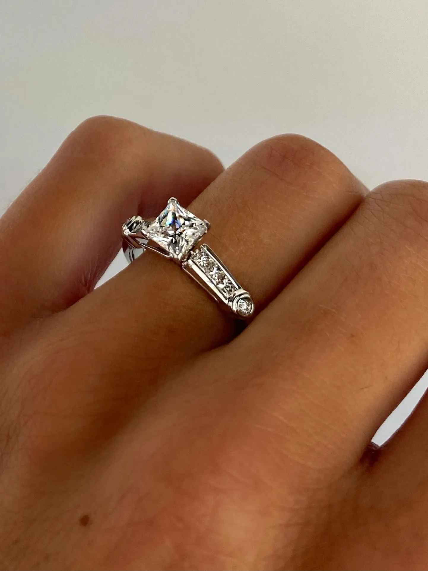 Roset 14K Gold  "Georgette" Engagement Ring ER/WRC