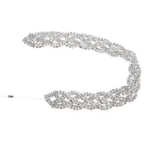 Stylish Rhinestone Braid Headbands Women Headbands for Hair Clip Fashion Tassel Hair Clip