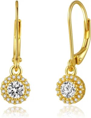 ToHeart Gold Dangle Earrings for Women Small Gold Hoop Earrings